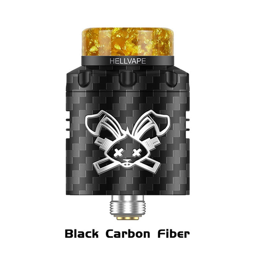 Дрипка Hellvape Dead Rabbit 3 RDA - Black Carbon Fiber