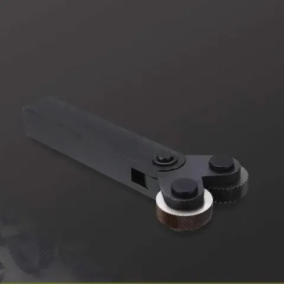 Державка для накатки косых рифлений / Набор инструментов со шкивом 25 мм для накатки на два колеса, 7 шт, для токарных станков