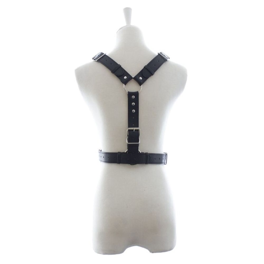 Сбруя (портупея) черная унисекс Romeo Rossi 9146