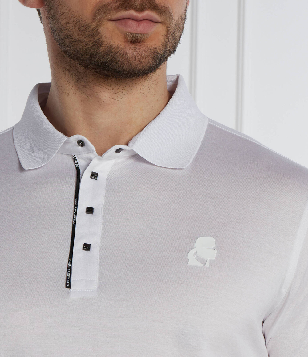 Поло Karl Lagerfeld - белый(745001 542200)