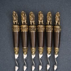 Подарочный набор шампуров "Львы"