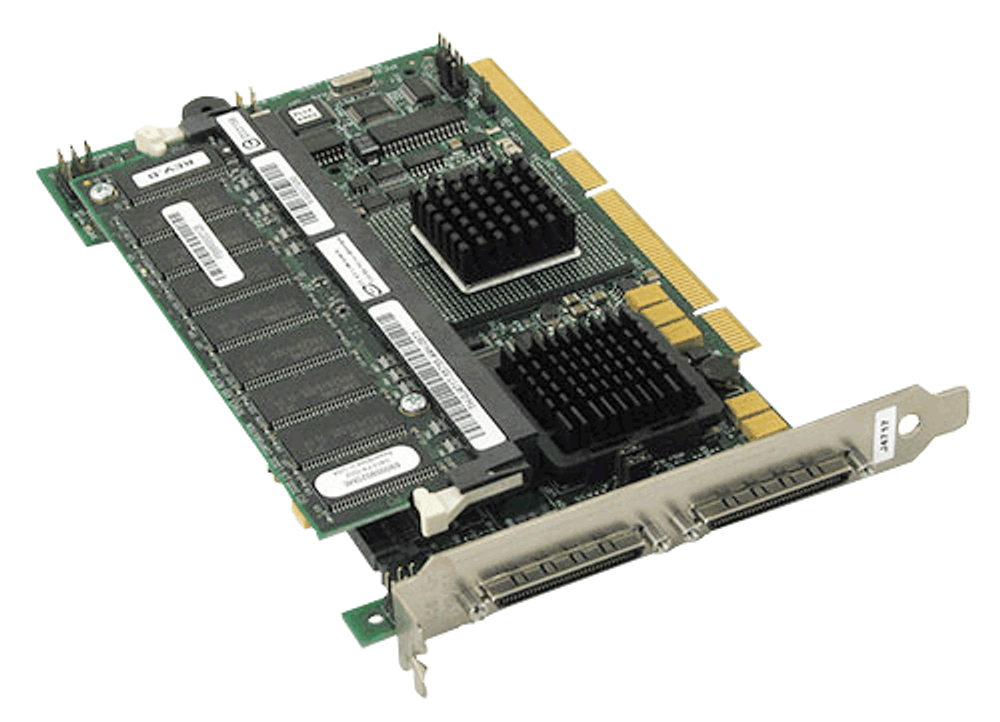 Контроллер Dell 0J4717 PERC 4/DC 128MB SCSI PCI-X RAID