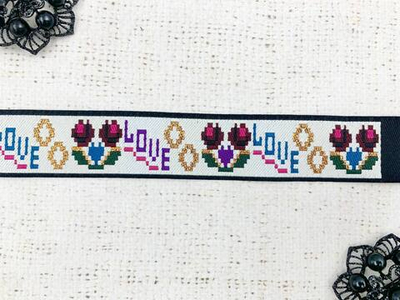 Тесьма жаккард, ш. 3 см.