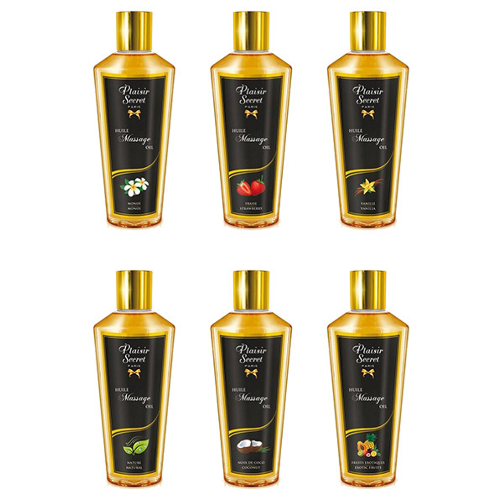 Набор массажных масел с различными ароматами Plaisir Secret