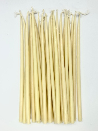 Свечи конусные белые