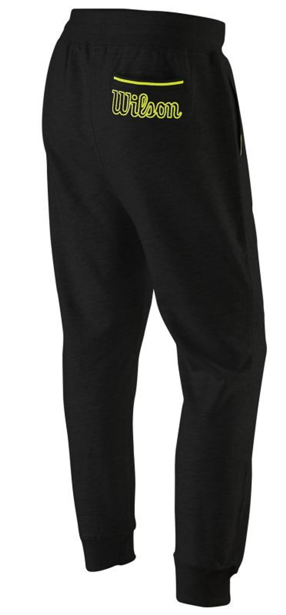 Мужские теннисные штаны Wilson Chi Ctn Jogger M - black