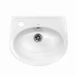 УМЫВАЛЬНИК-МИНИ ЛАДА С ХРОМИРОВАННЫМ ОБРАМЛЕНИЕМ (БЕЛЫЙ, ВКС) 15235