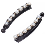 Заколка - банан для волос в пакете «PREMIUM», маскотта, цвет чёрный, 10см