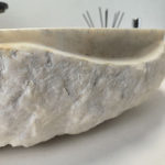 Раковина из оникса Oval White Marmo Wave OO-62640 58*38*15