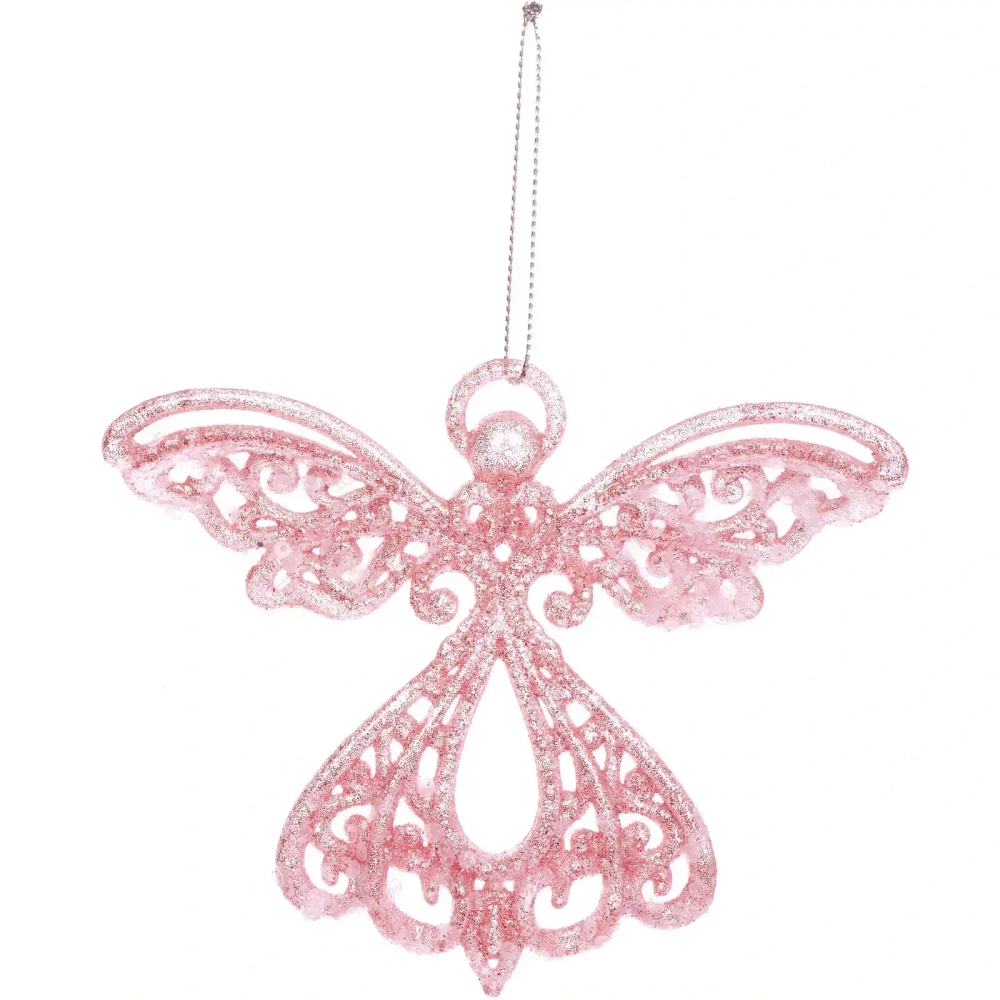 Подвеска «Волшебный ангел» 10*13 см, Розовый