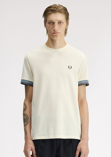 Футболка FRED PERRY Twin Tipped Cuff T-Shirt