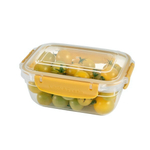 Контейнер воздухонепр. прямоугольный прозрачный МАСТЕР 800 мл. микс цветов