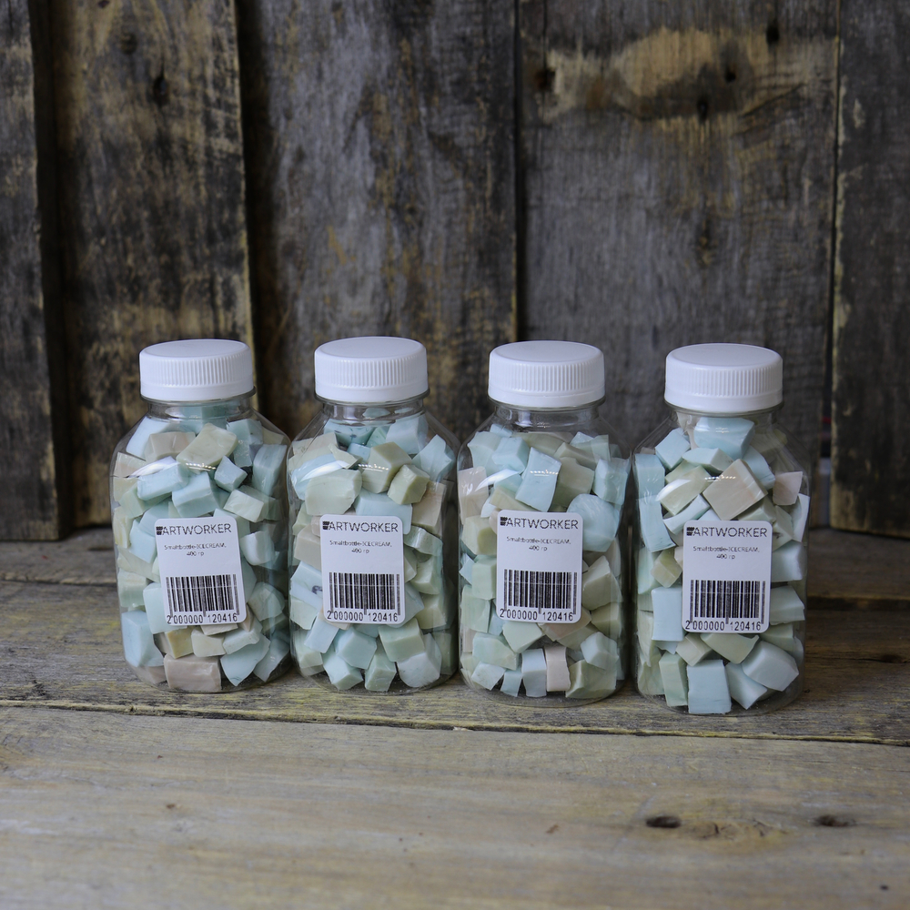 Смальта для мозаики колотая на модуль купить. Большой выбор цветов и оттенков.