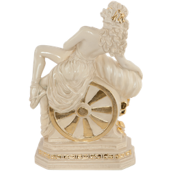 Часы настольные Колесо Фортуны Айвори