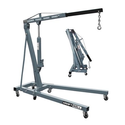 Цена на KraftWell (KRWC1) Кран складной г/п 1000 кг двухтактный