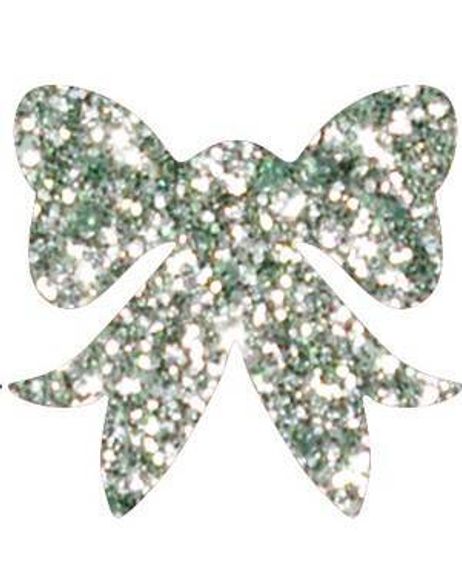 Бантик из пенофлекса 20 см., серебро, ПромЕлка (Б2-200-SILVER)