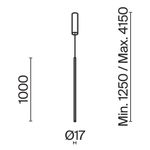 Подвесной светильник Maytoni MOD246PL-L24BSK1