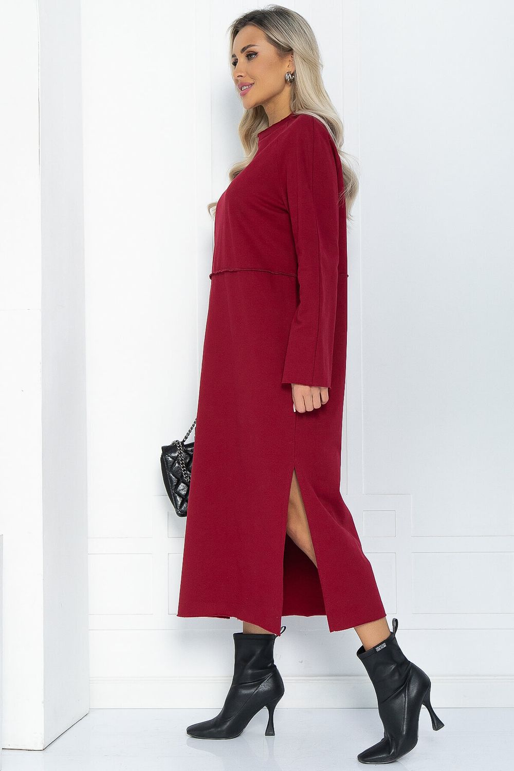 Платье Эдвенси (бордовое) П11889 LT Collection (Акция)