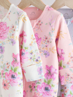 Комбинезон / Cлип для малышей Next E18-358, 3 шт., Молочный, Розовый, Светло-голубой