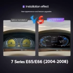 Электронная панель приборов BMW 7-серия E65 2004-2008 - Radiola 1303 с LCD / ЖК 12.3" экраном QLED