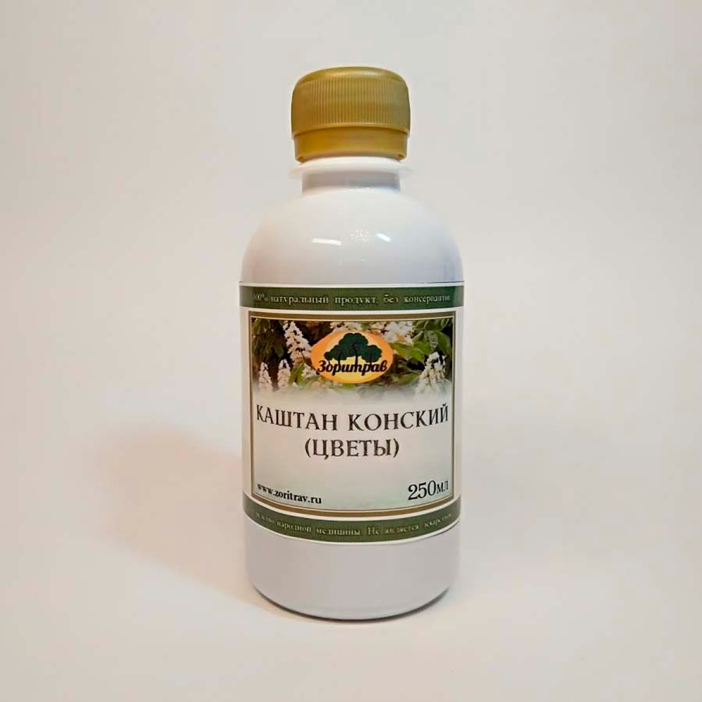 фотография настойки цветов конского каштана 250мл-adonnis.ru