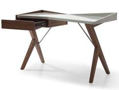 Письменный стол Mysen с выдвижным ящиком, орех