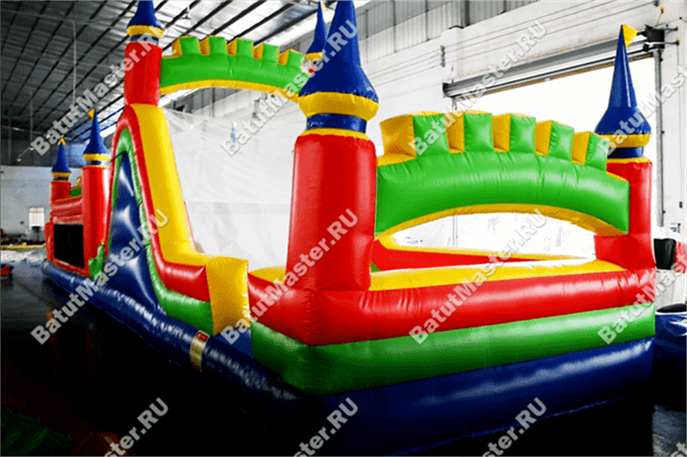 Надувная полоса препятствий "Нарвская крепость"