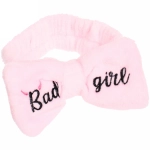 Повязка на голову «New collection Vostok - Bаd girl», цвет черный, розовый, голубой и сиреневый, 20*6см ( упаковка белый ZIP пакет )