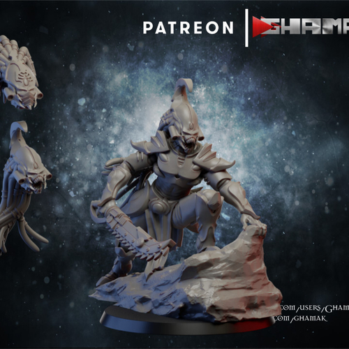 Aeldari Craftworlds Striking Scorpion Поражающий Скорпион №3 миниатюра для dnd, днд, pathfinder, фентези, Настольная игра, НРИ, Варгейм, РПГ