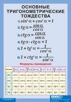Таблицы демонстрационные на виниле по математике