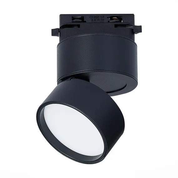 ST651.436.09 Св-к трек. Черный LED 1*9W 3000K 720Lm Ra>90 120° IP20 D85xH122 170-240VV БЭЙС
