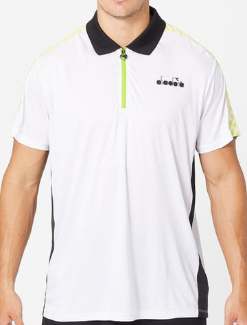 Мужское теннисное поло Diadora SS Polo Challenge - белый
