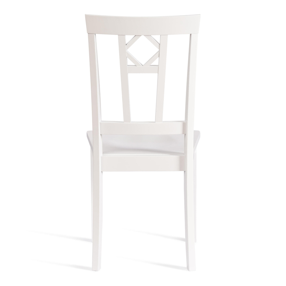 Стул жёсткое сиденье Камилла (CAMILLE) дерево гевея, МДФ, 44х54х95, pure white (402)