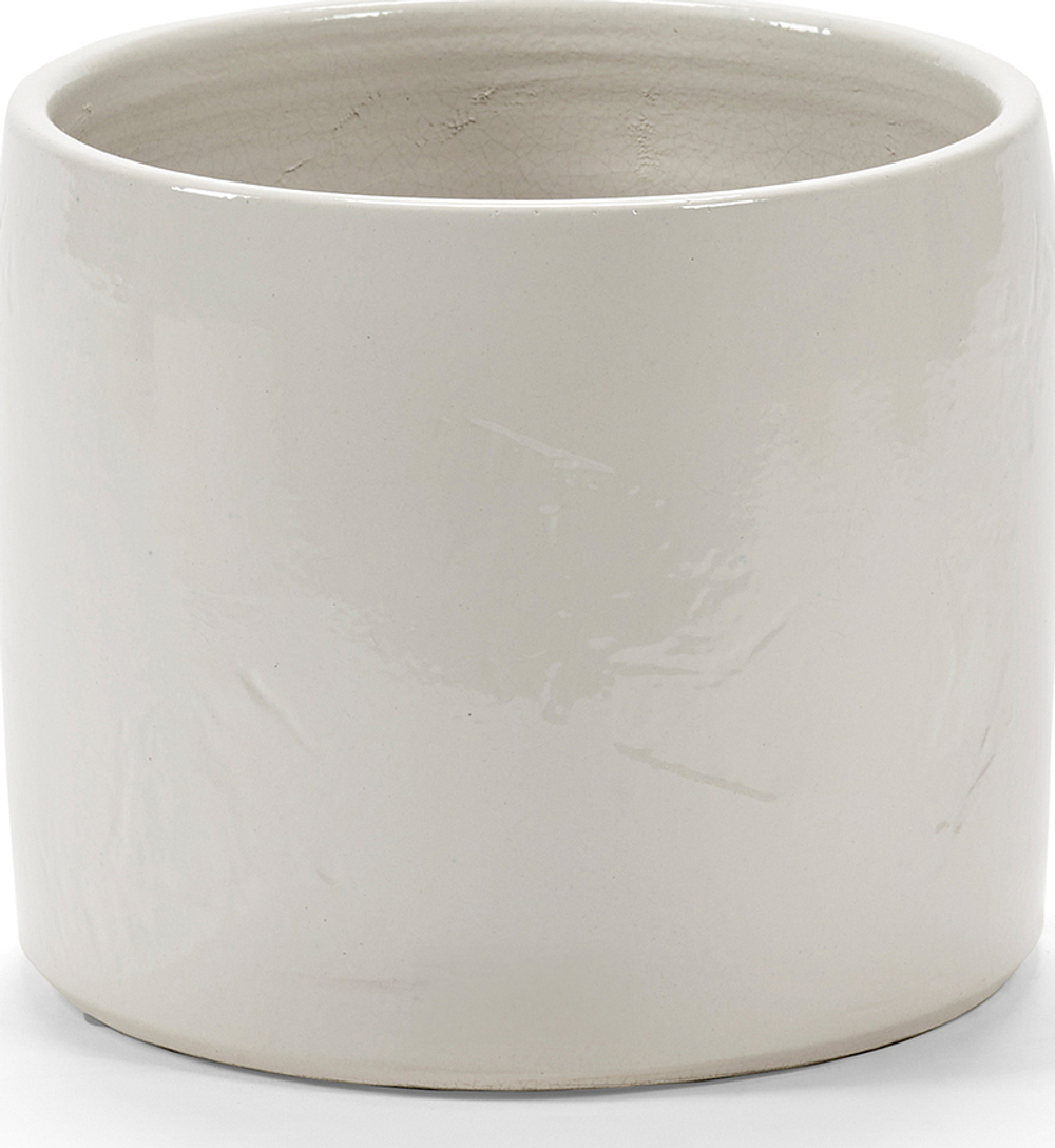 Кашпо serax vaso, керамика, белое · арт. fabr B7625001-001