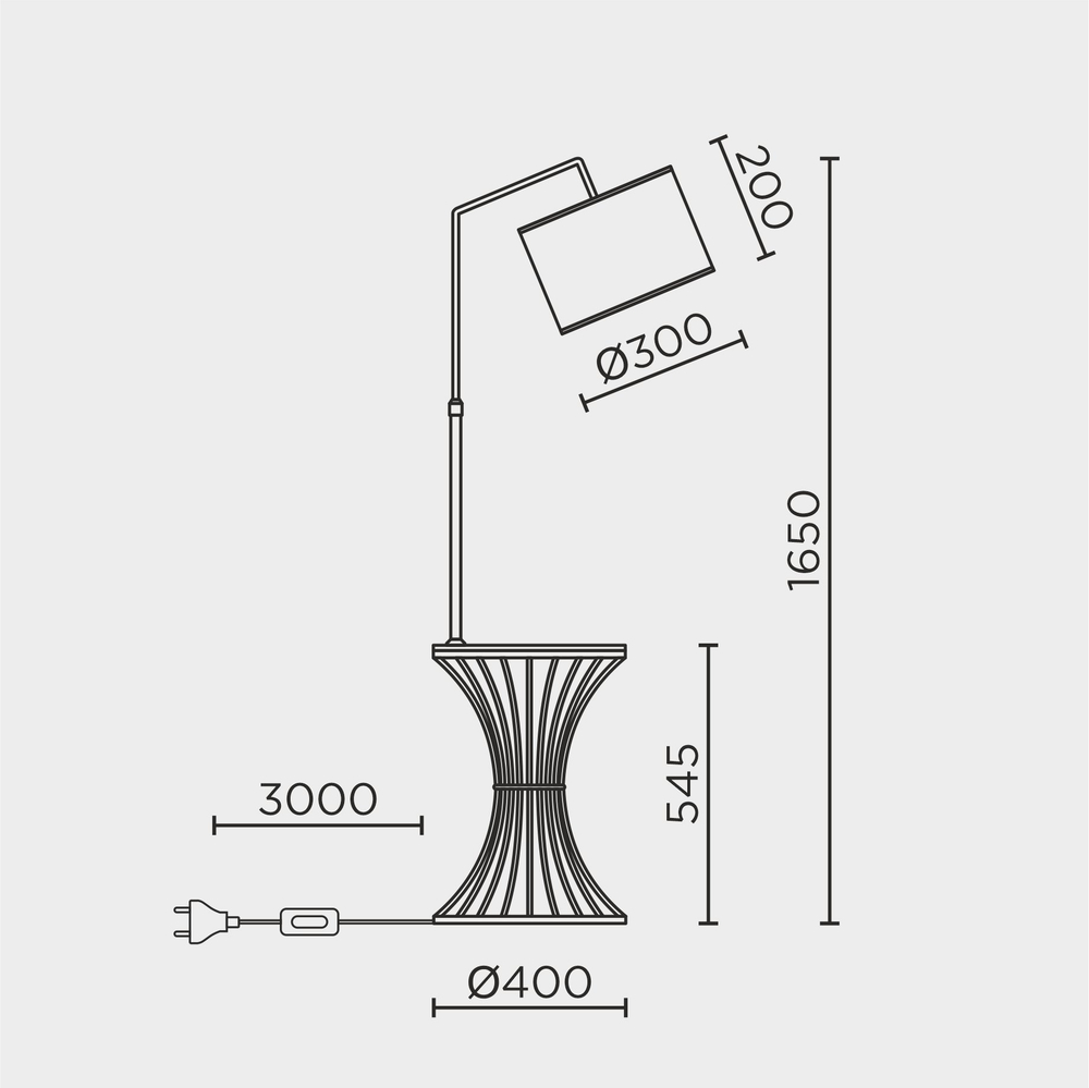 Торшер Modemodern MD.6008.01FL
