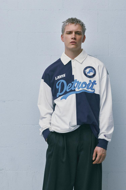 PULL&BEAR Футболка-поло NFL Detroit Lions, белый