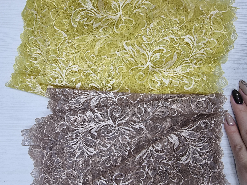 Кружево эластичное коричневое КС54 (22,5 см)