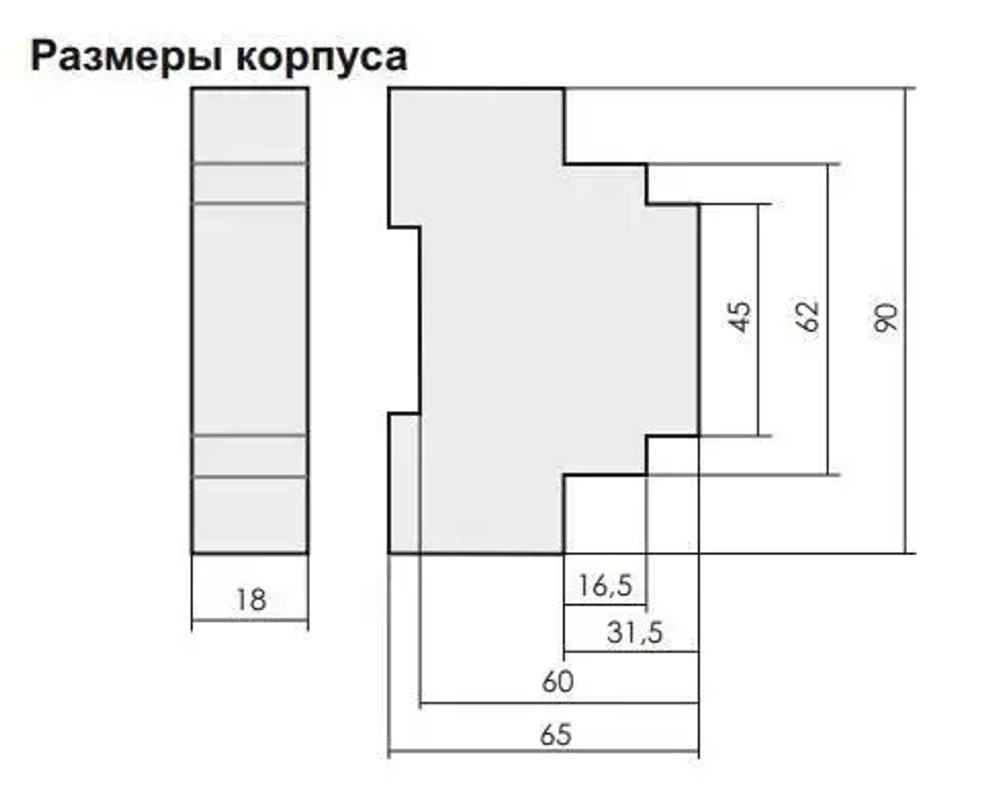 Реле контроля фаз CZF-312 3х400/230+N 2х8А 1Z 1R IP20 регулировка порога, без задержки отключения