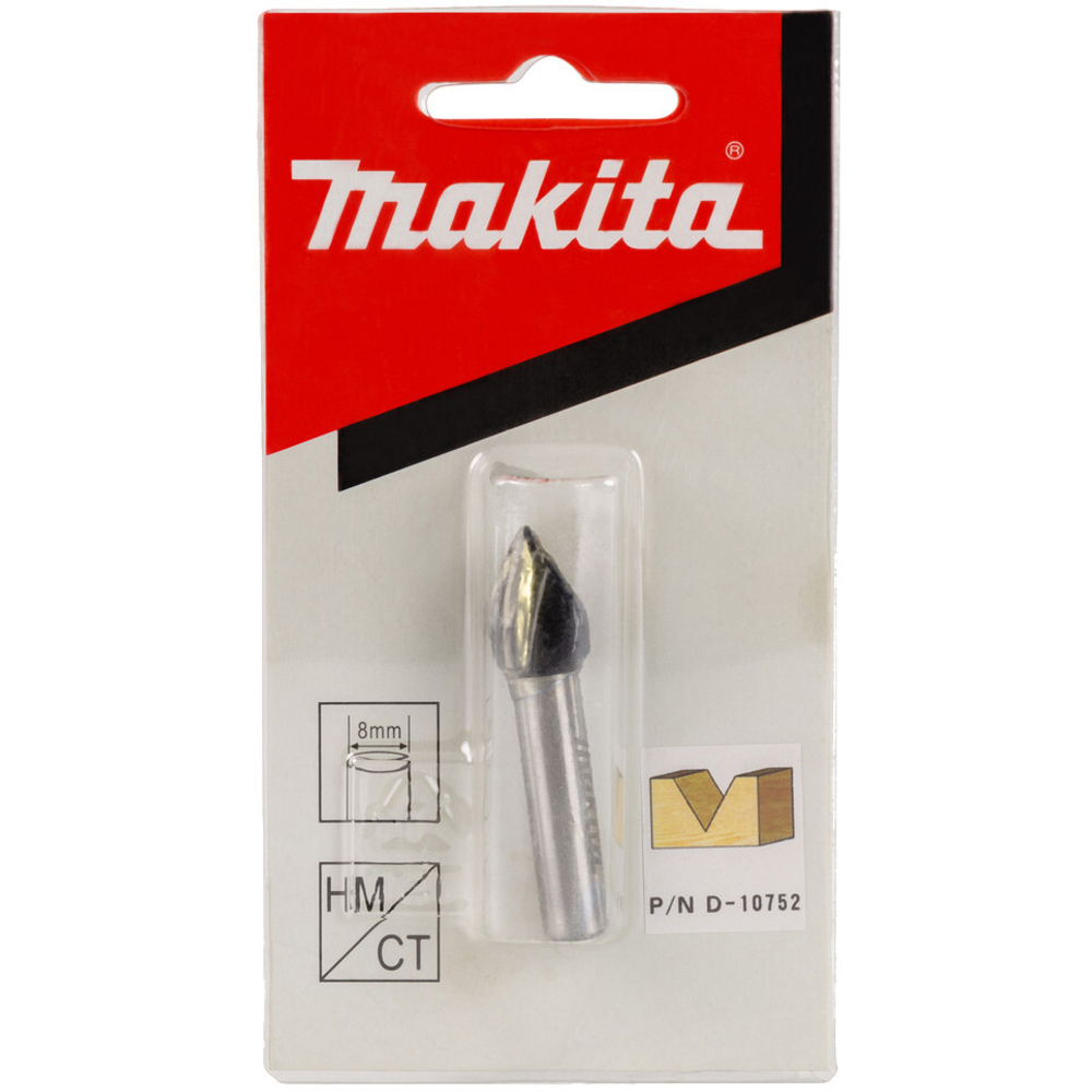 Фреза Makita V-образная 12,7*15,9*8*32*2Т   D-10752