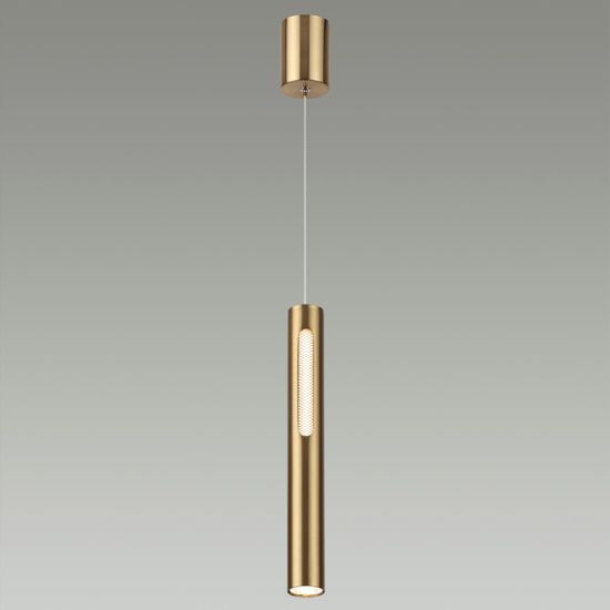 6644/7L HIGHTECH ODL24 303 античная бронза/металл/акрил Подвесной светильник IP20 LED 9W 3000K 220V MALI