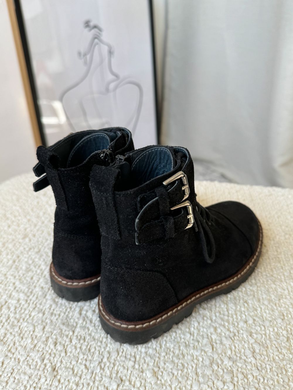 Замшевые ботинки Bonpoint, 29