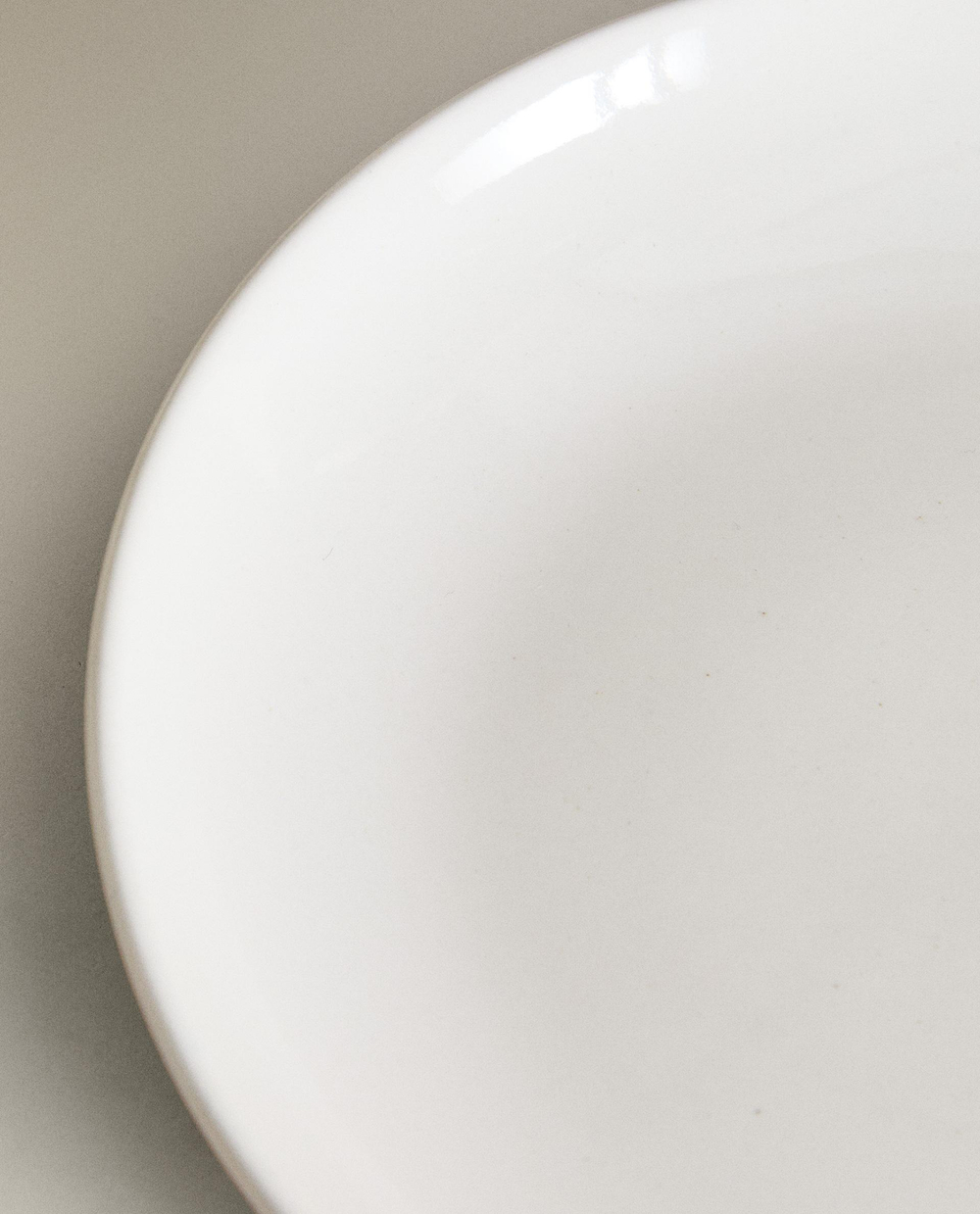 Zara Home тарелка пирожковая из каменной керамики, цвет белый, 15.2 см