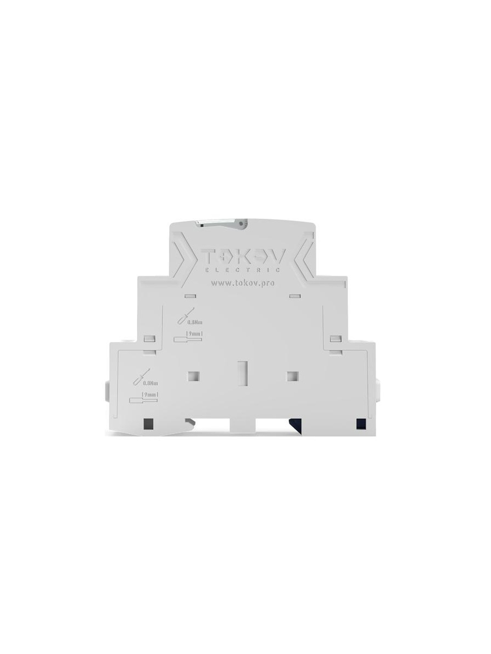 Контактор модульный 18мм 20А 230В АС 1НО 1НЗ PRIZMA TOKOV ELECTRIC TKE-PZ-MC-1-20-230-11