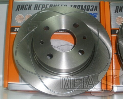 Диски тормозные Alnas 2108-02 с насечками