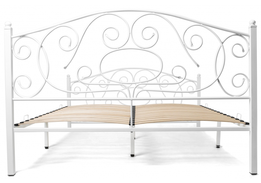 Полутораспальная кровать Викси 140х200 белая