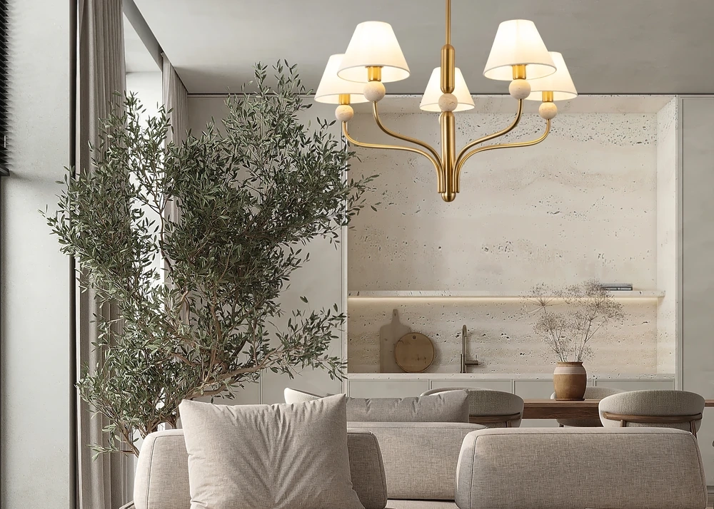 Люстра на штанге Freya AURELIA FR2058PL-05BS