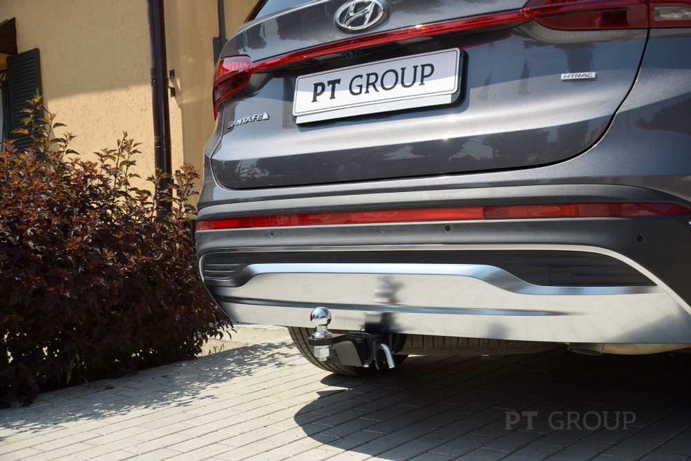Фаркоп с унив. электрикой Smart, съёмный квадрат, HYUNDAI Santa Fe 2021-, KIA Sorento 2021- (паспорт и сертификат) ПТ ГРУПП.HSF-21-991122.00