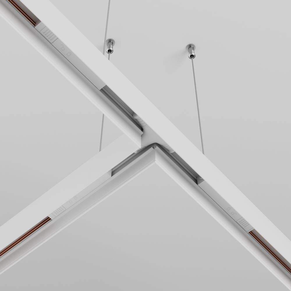 Коннектор питания Т-образный для магнитного шинопровода Maytoni Exility TRA034CWT-42W