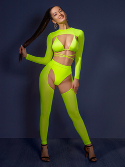 Болеро Sport Shadow сетка, Неон лайм