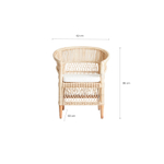 Кресло Elna натуральный цвет